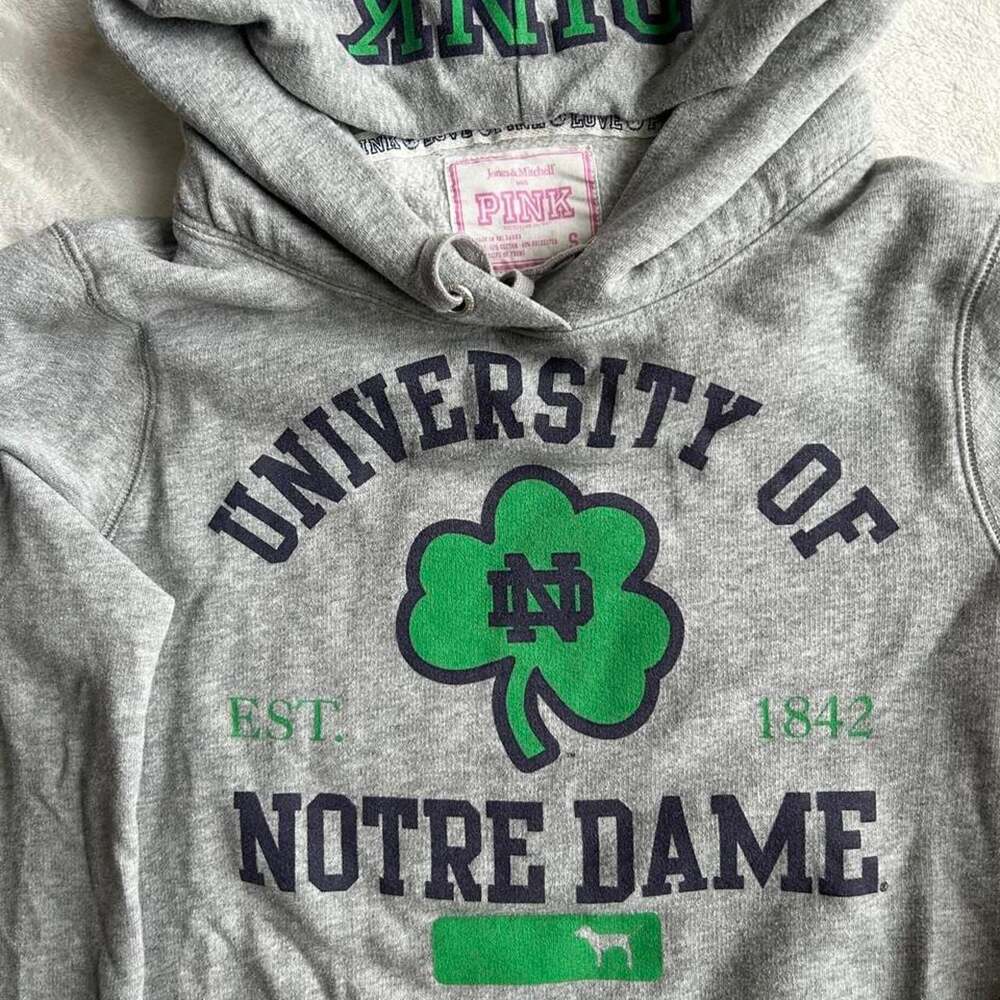 Victoria's Secret PINK University of Notre Dame Collegiate Hoodie